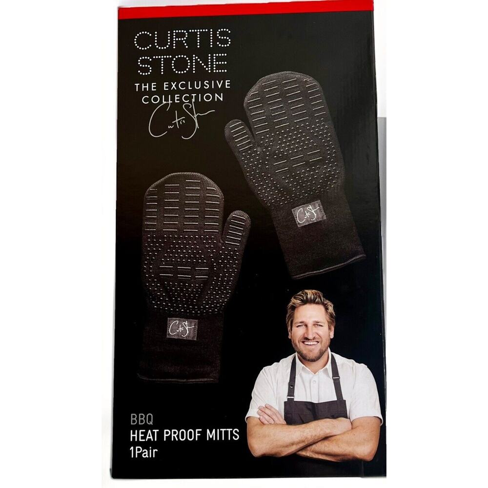 BBQ Heat Proof Mitts - Curtis Stone , The Exclusive Collection - New In Box!